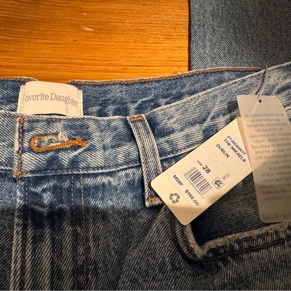 Favorite Daughter Denim The Mikaela Low Slung Long Slim Straight NWT - Picture 12 of 16